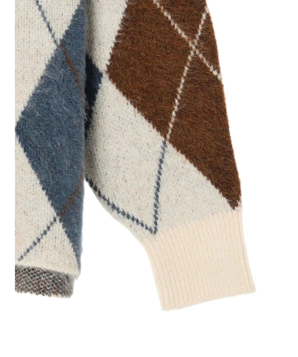 Green Parks 柄アソートニットカーディガン 