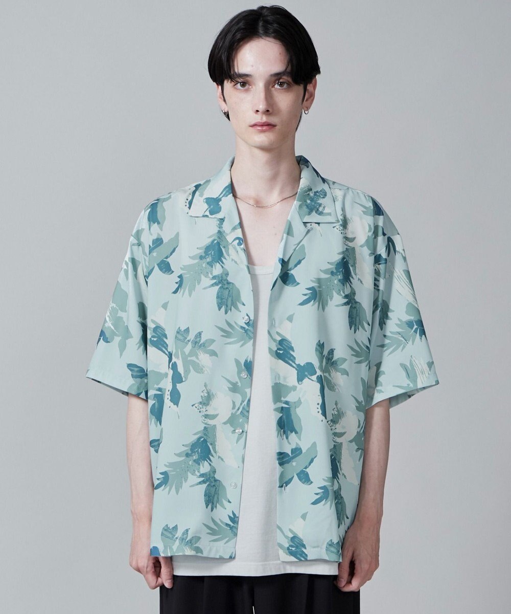 WEGO 【ユニセックス着用ITEM/MLサイズ展開】トロミアロハシャツ（S） 