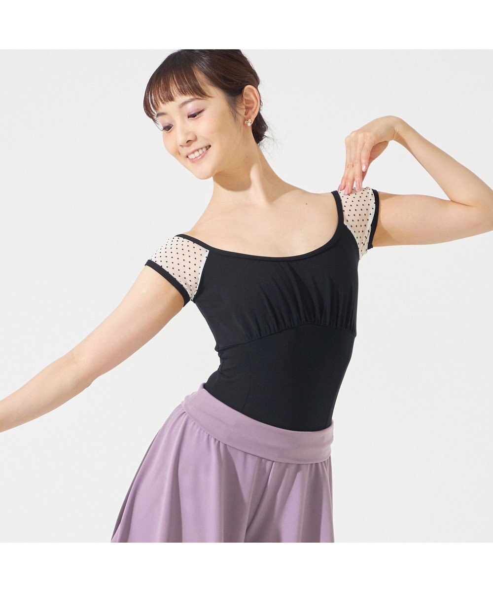 Chacott フレンチスリーブレオタード 