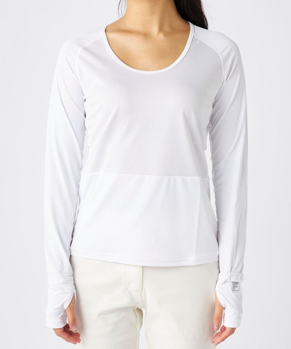 FILA GOLF／marie claire 【FILA GOLF】クルーネックインナーシャツ 