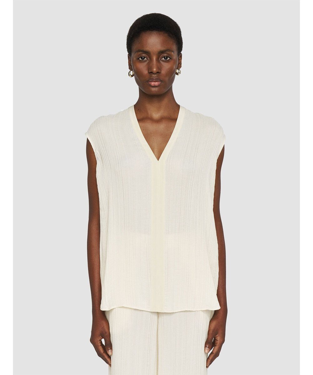 JOSEPH プリーツジャガード　ブラウス 