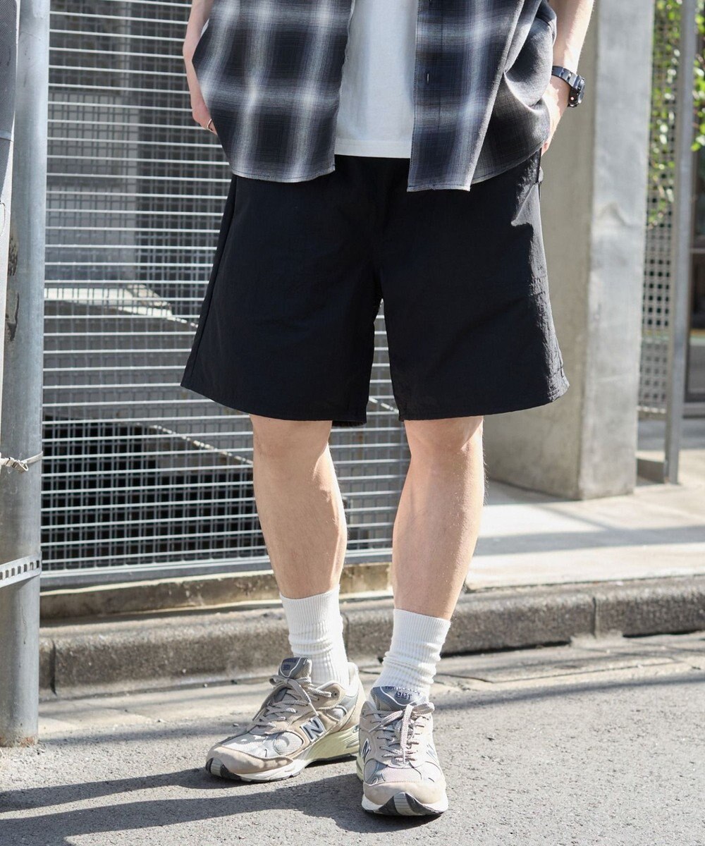 WEGO 【ウエストゴム/紐/速乾/洗濯可/SMLサイズ展開】ナイロンイージーショーツ 