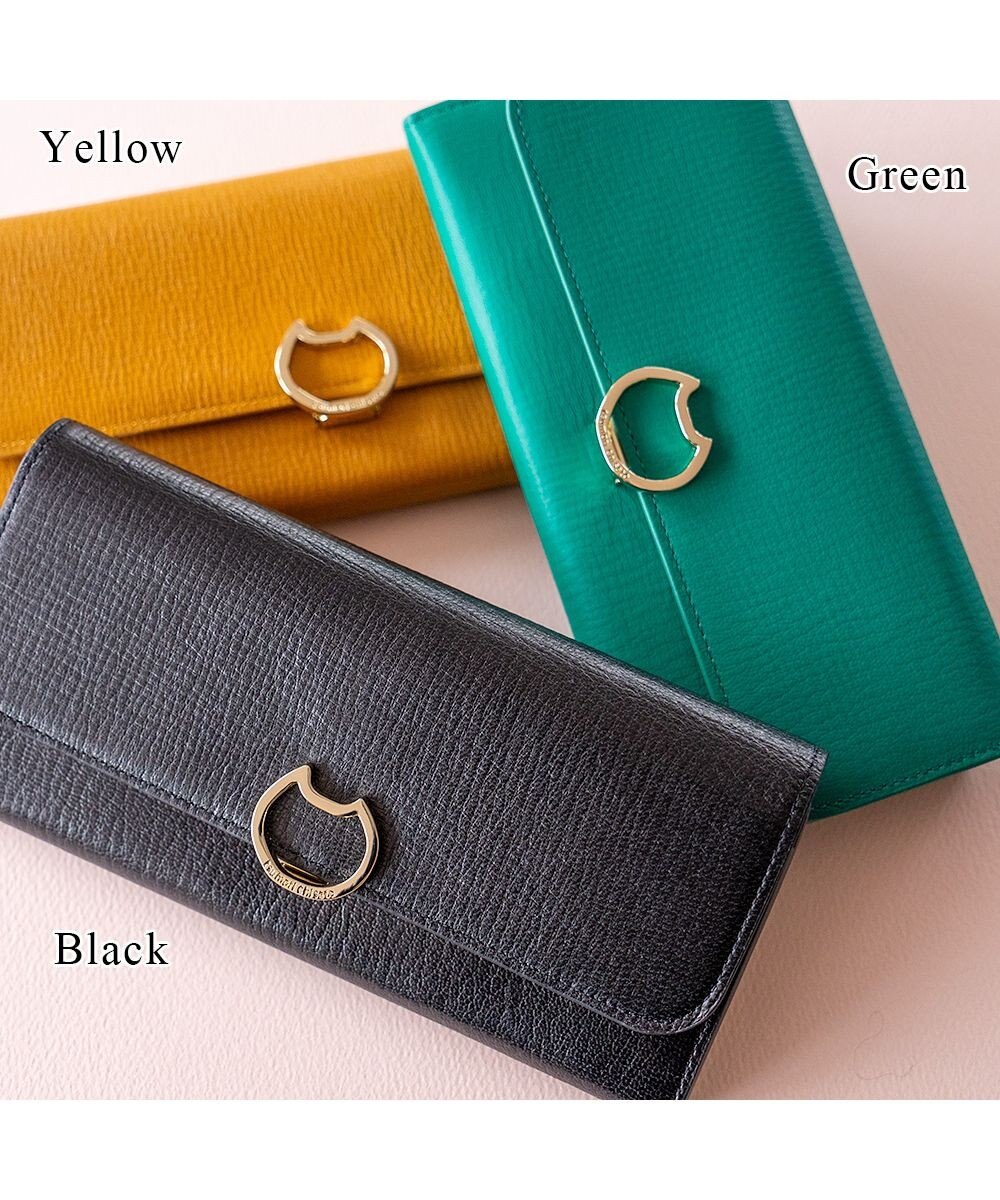 tsumori chisato CARRY ネコおこし 長財布 かぶせタイプ 