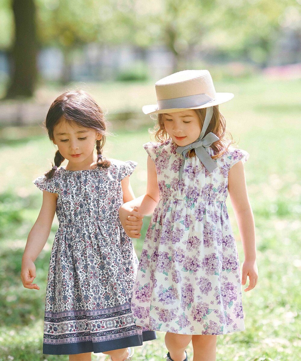 ANY KIDS 【WEB限定柄有】総柄 サマー ワンピース 