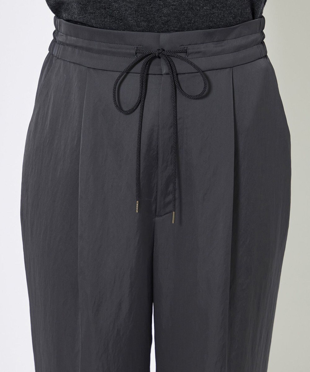 uncrave 【洗える】サテン ドロストパンツ（uncrave STANDARD） 