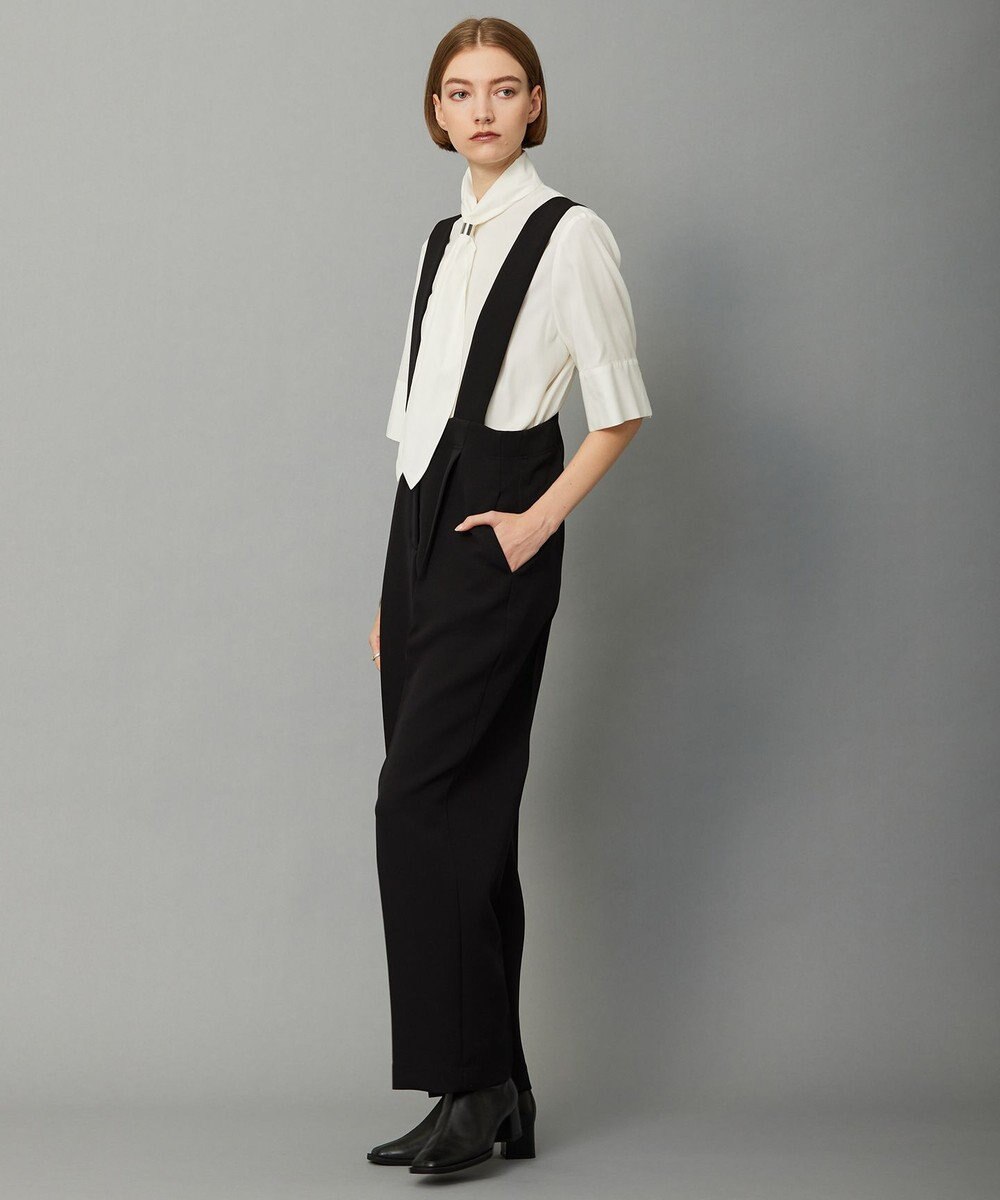 ICB L 【接触冷感・UVケア・洗える】 レーヨンコンパクトローン ボウタイシャツ 