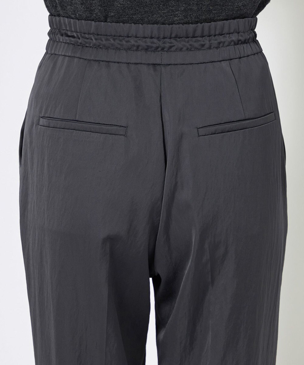 uncrave 【洗える】サテン ドロストパンツ（uncrave STANDARD） 