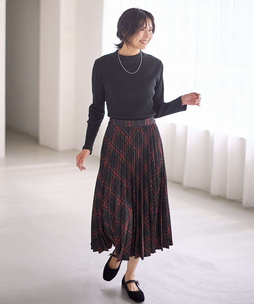 ANY テレコハイネックロングスリーブＴシャツ 