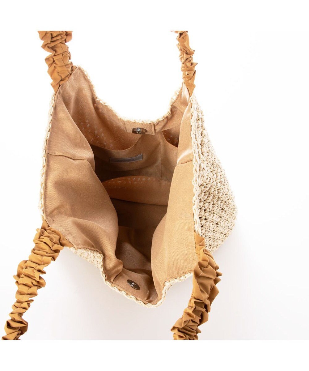 UNBILLION カシュカシュ cachecache / フリルハンドルクロッシェトート 