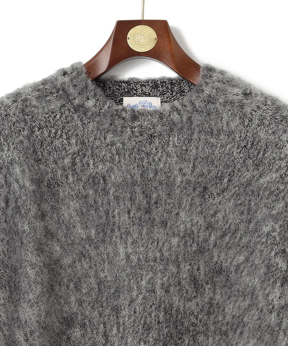 J.PRESS MEN 【J.PRESS ORIGINALS】SHETLAND WOOL SHAGGY KNIT / JAPAN MADE 