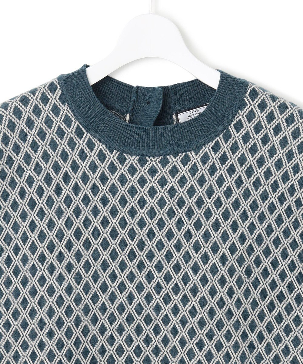 J.PRESS YORK STREET 【WOMEN】ANTI PILLING WOOL ジャガードニットベスト 