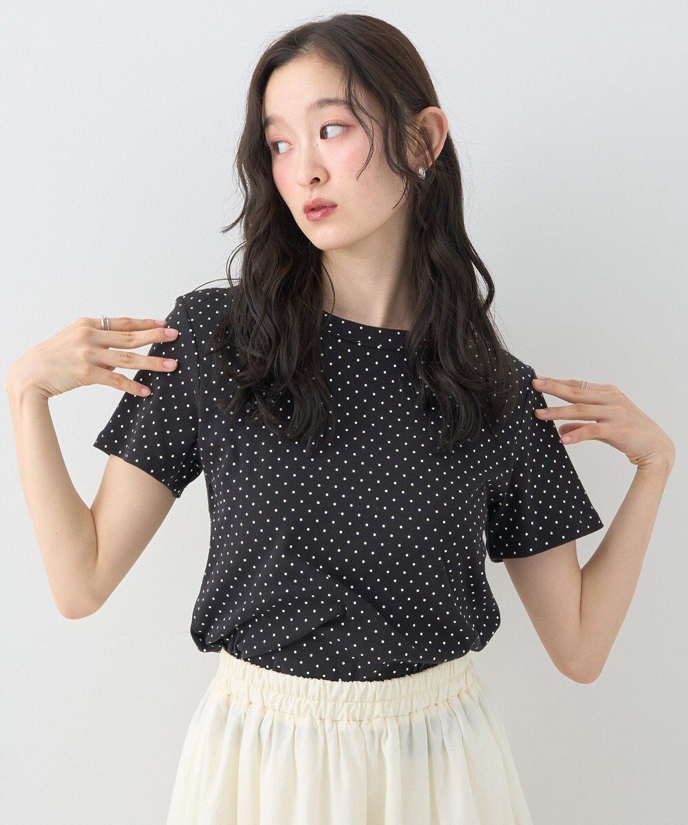 earth music&ecology ドットプリントＴシャツ 