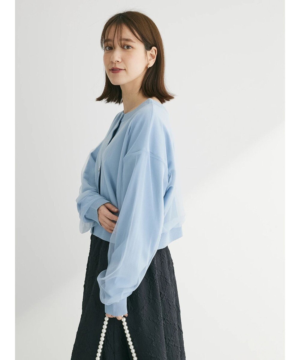 Green Parks ・ＥＬＥＮＣＡＲＥ　ＤＵＥ　２ｗａｙチュールレイヤーカーデ 