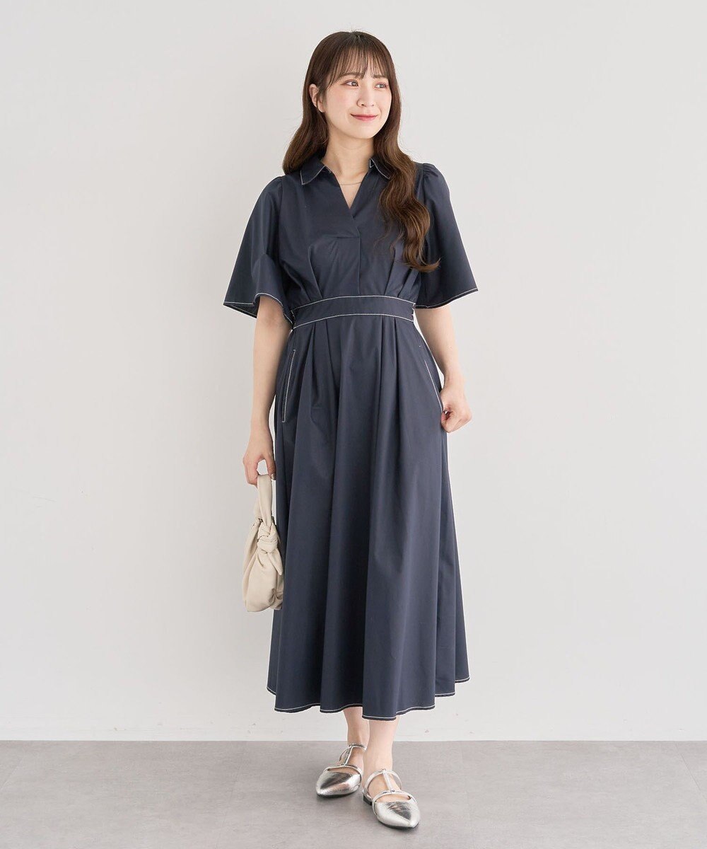 Green Parks ・ＥＬＥＮＣＡＲＥ　ＤＵＥ　スキッパーワンピース 