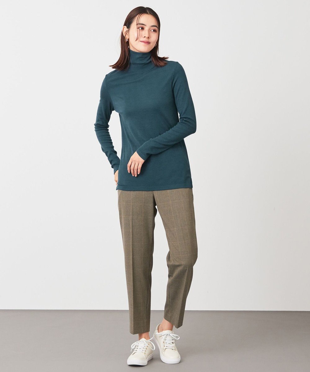 ANY 【ウエストゴム/ストレッチ/裏起毛】シークレットウォーム　テーパードパンツ 