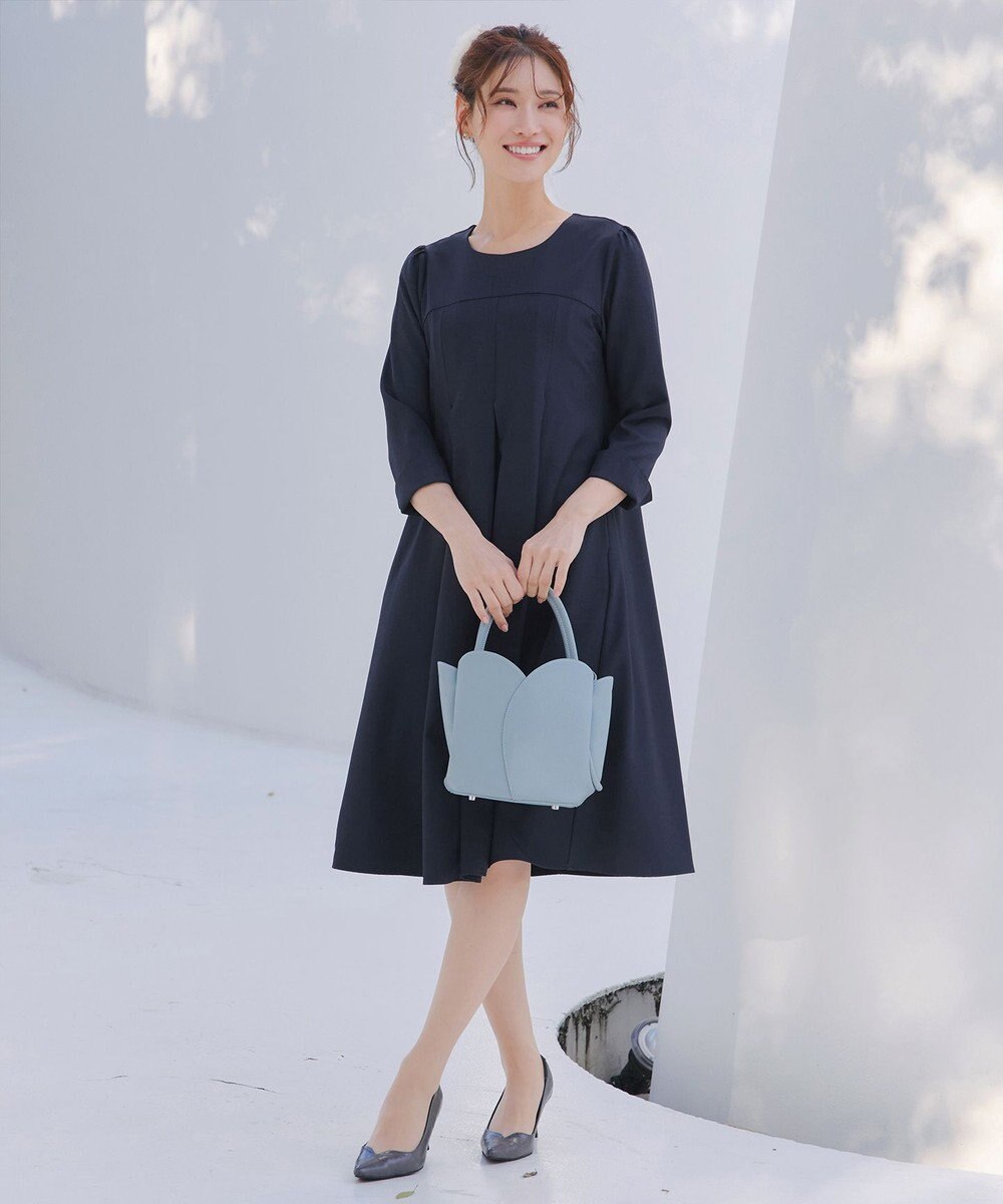 Tiaclasse L ボックスタックAラインワンピース 