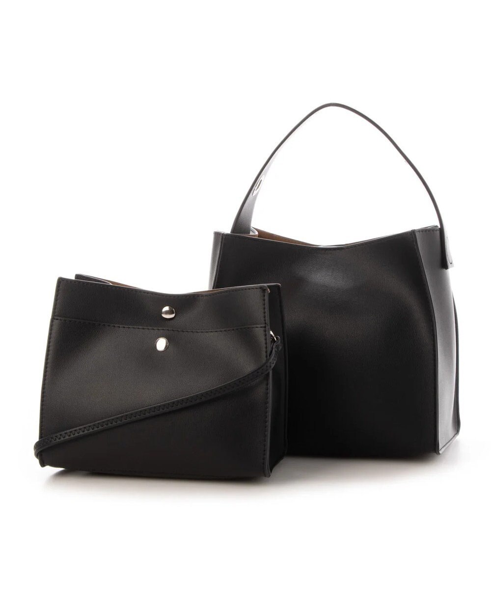 UNBILLION 【テレビ ドラマ着用アイテム】カシュカシュ cachecache / ヒネリハンドルインバッグセットトート 