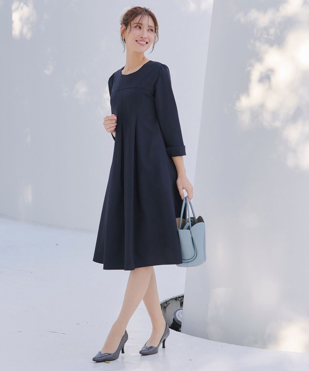 Tiaclasse L ボックスタックAラインワンピース 