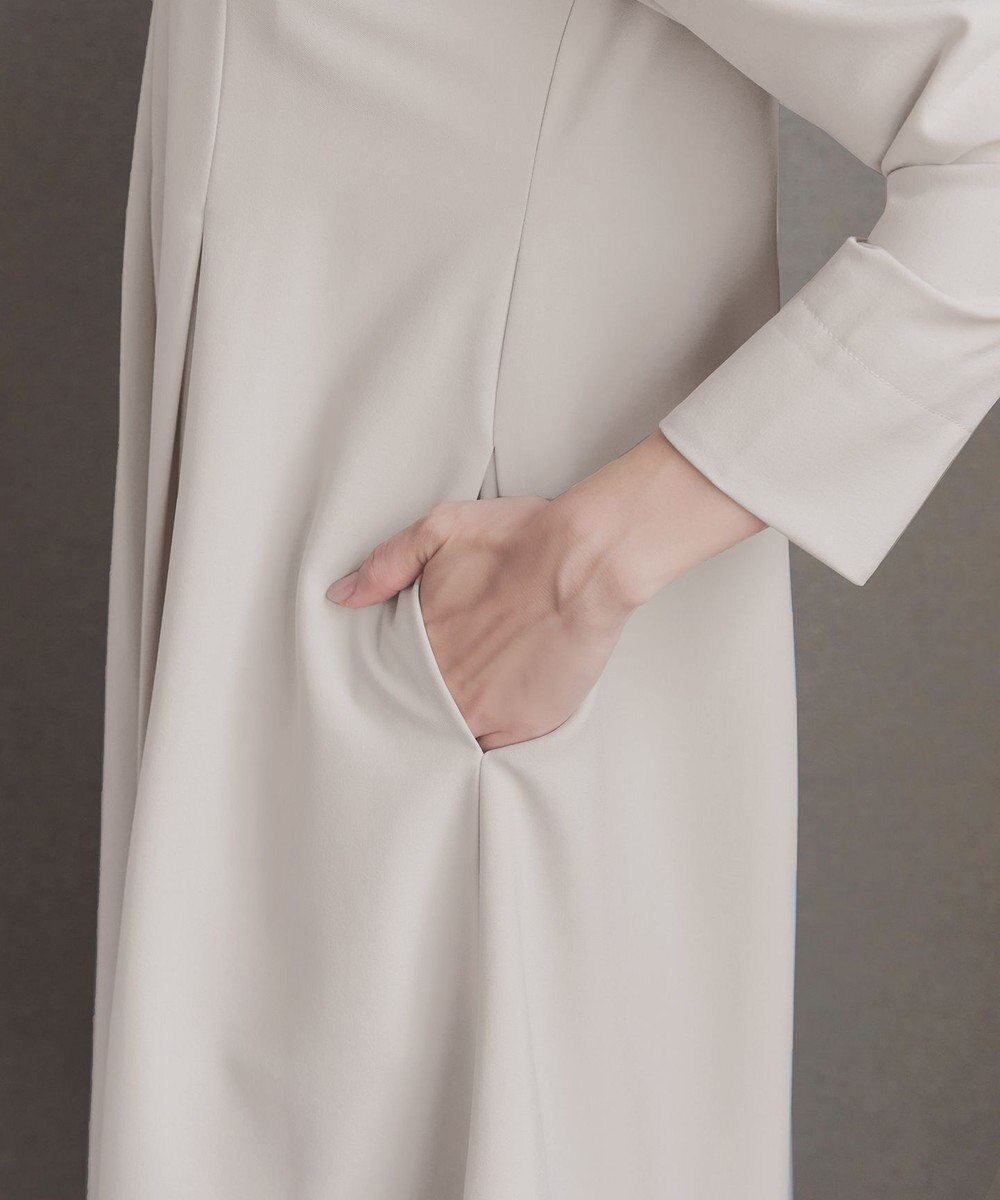 Tiaclasse L ボックスタックAラインワンピース 