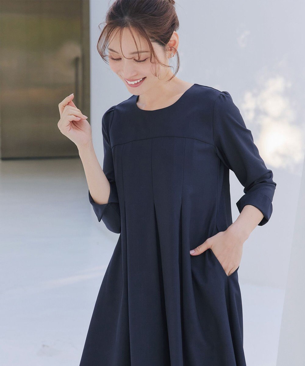 Tiaclasse L ボックスタックAラインワンピース 