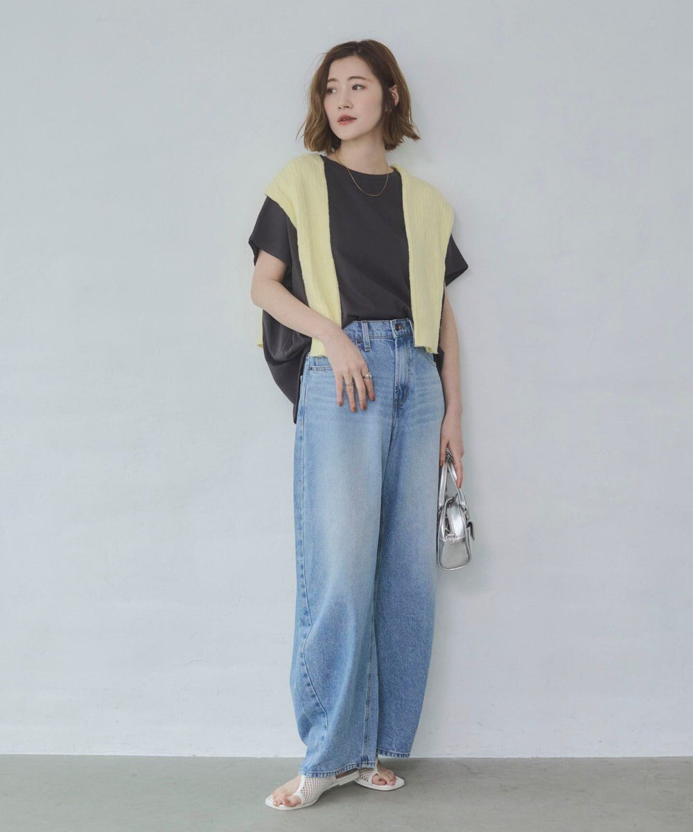 WEGO ワイドカーブデニムパンツ 