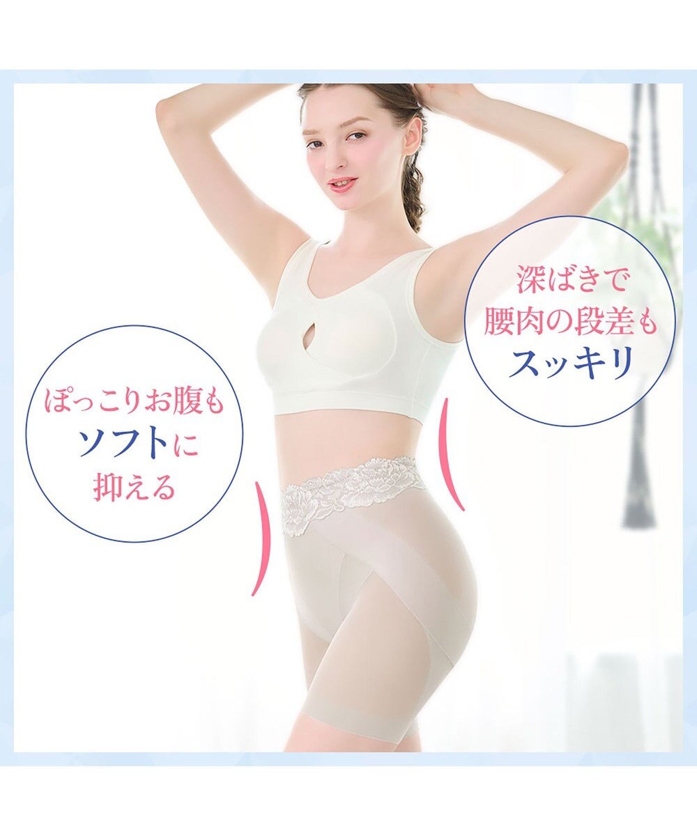 BRADELIS New York 【BRADELIS NewYork peace】おしりPラインヒップラップロングショーツ25 ブラデリス 