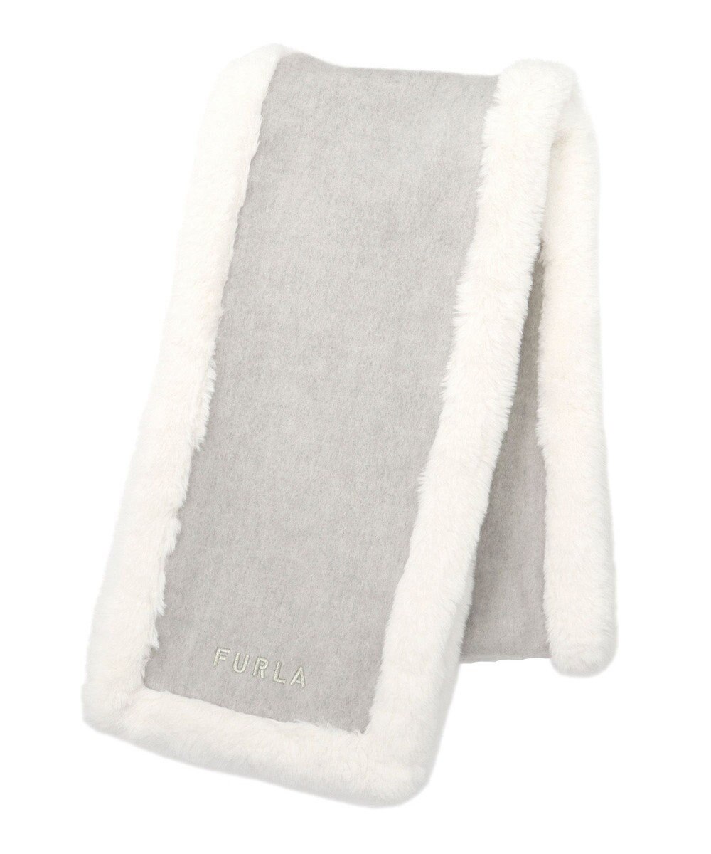 MOONBAT 【WEB限定】FURLA ファートリミングウールマフラー 