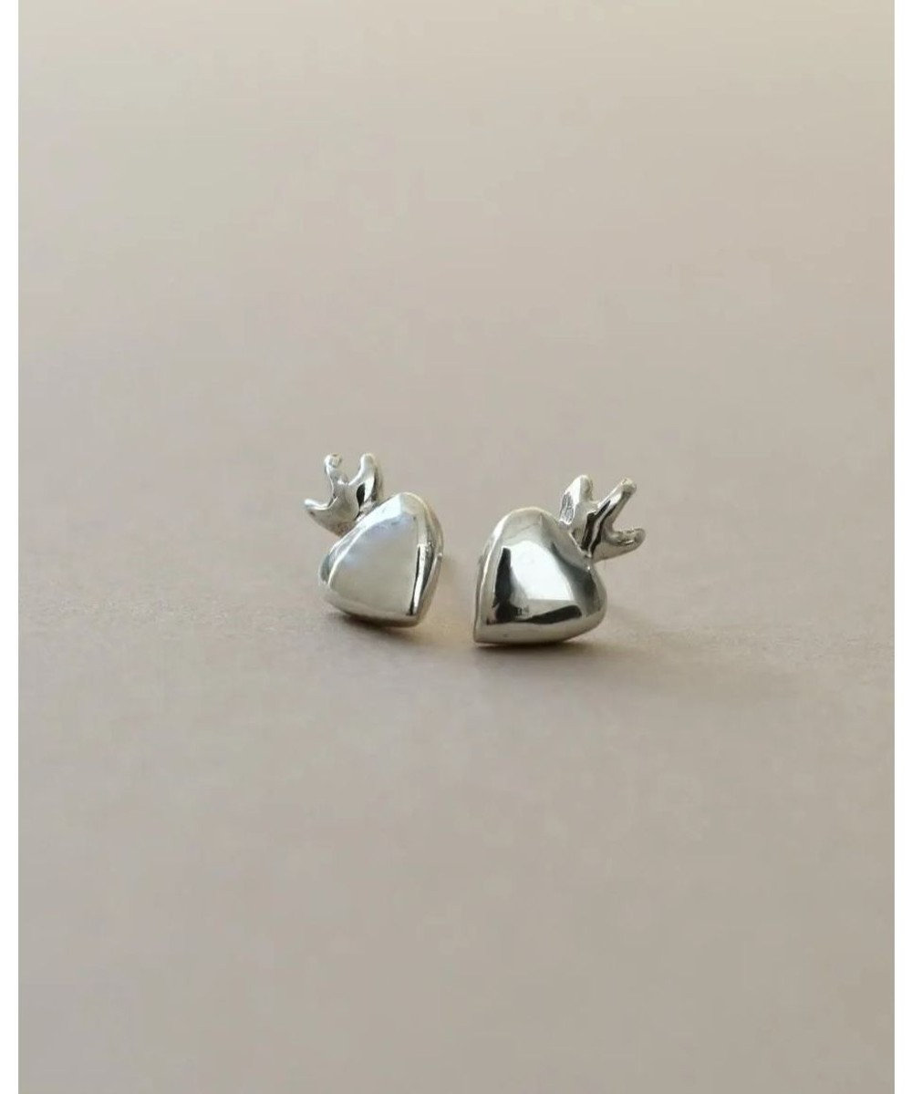 yoaa シルバー925 メラメラピアス 