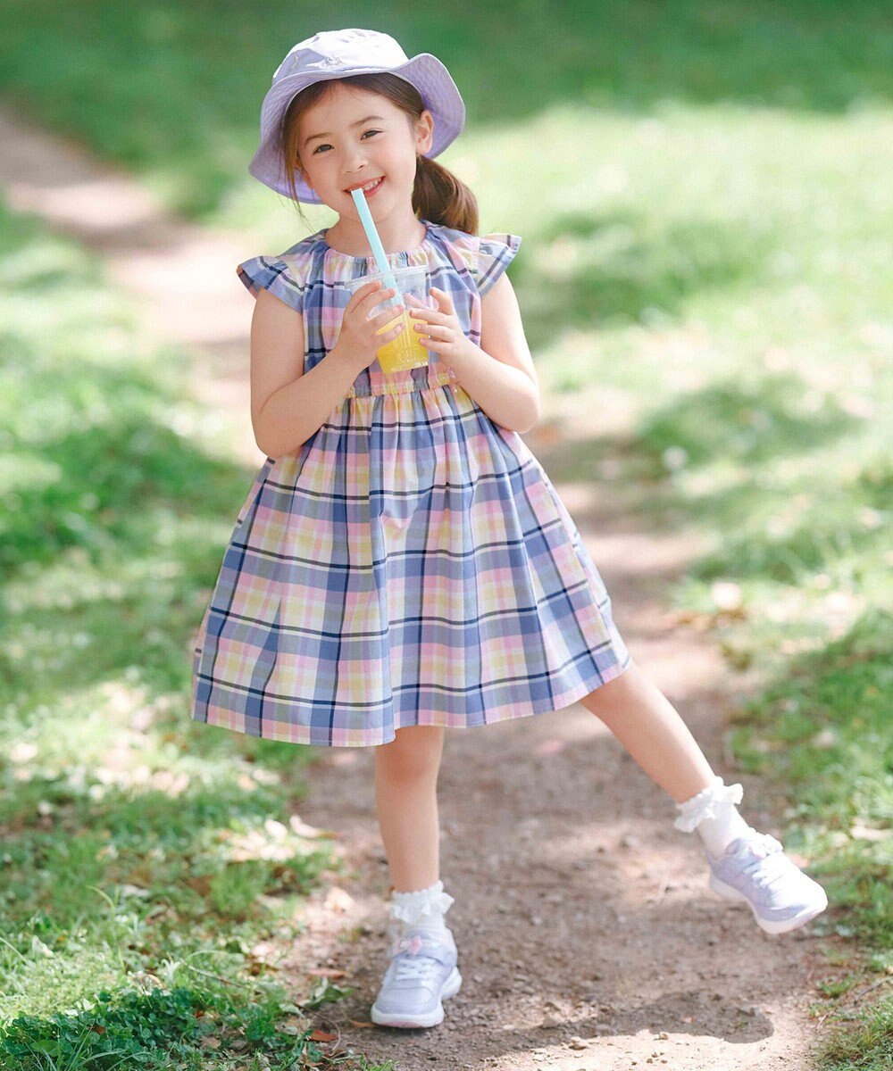 ANY KIDS 【WEB限定柄有】総柄 サマー ワンピース 