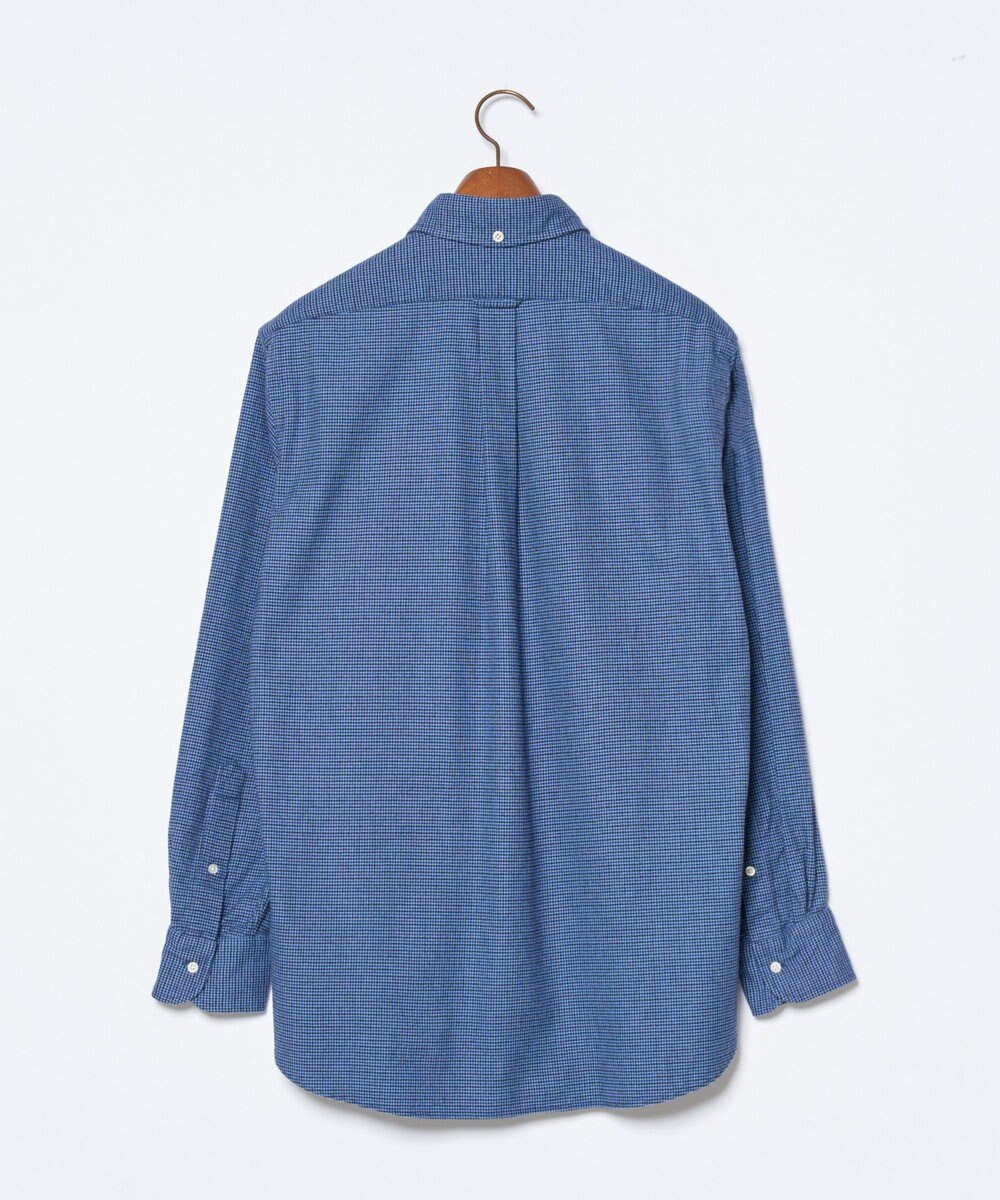 J.PRESS MEN コットンネルハウンドツース シャツ 