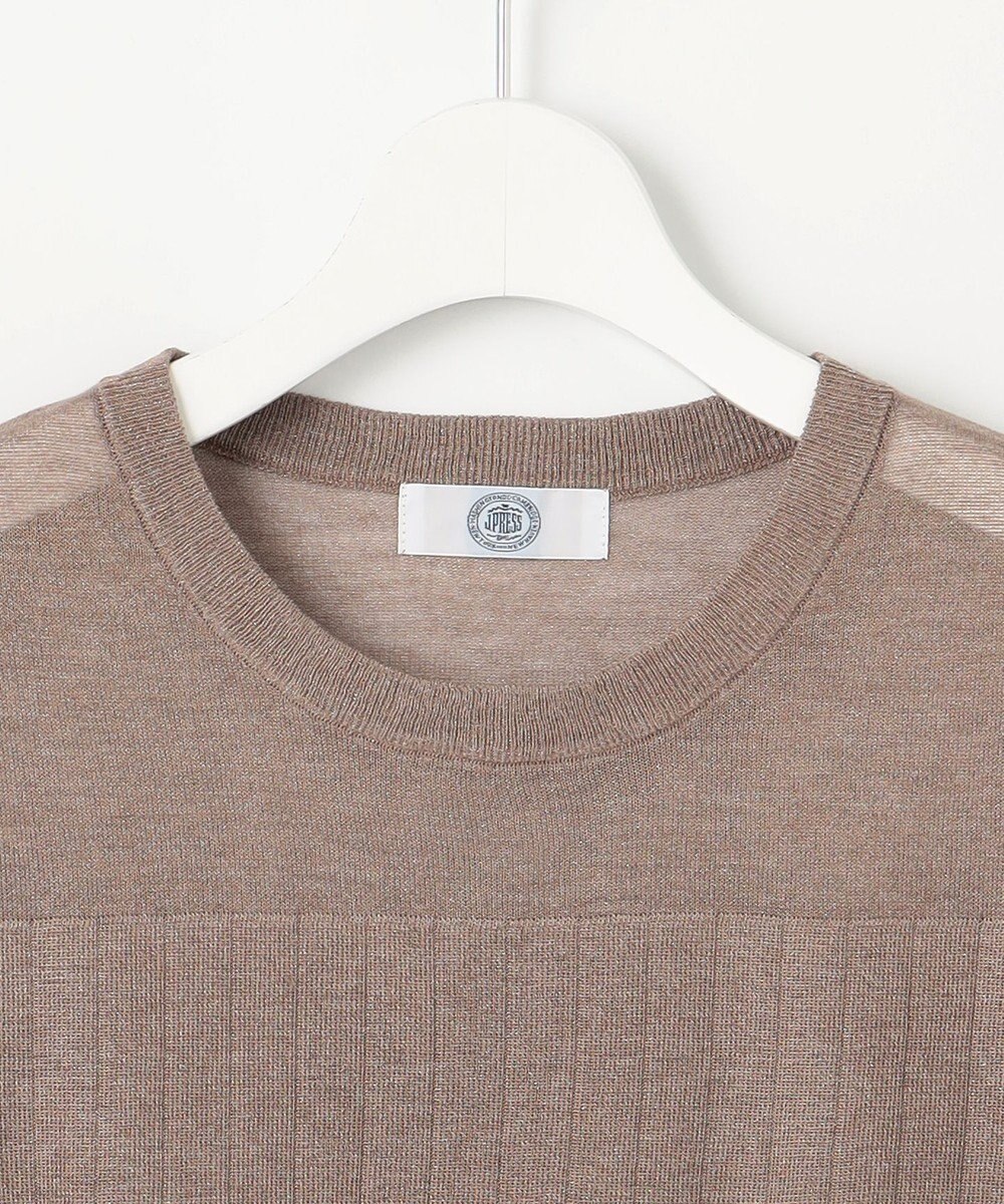 J.PRESS LADIES L 【WEB限定カラーあり・洗える】Vis/Peスパーク ストライプ ニット 