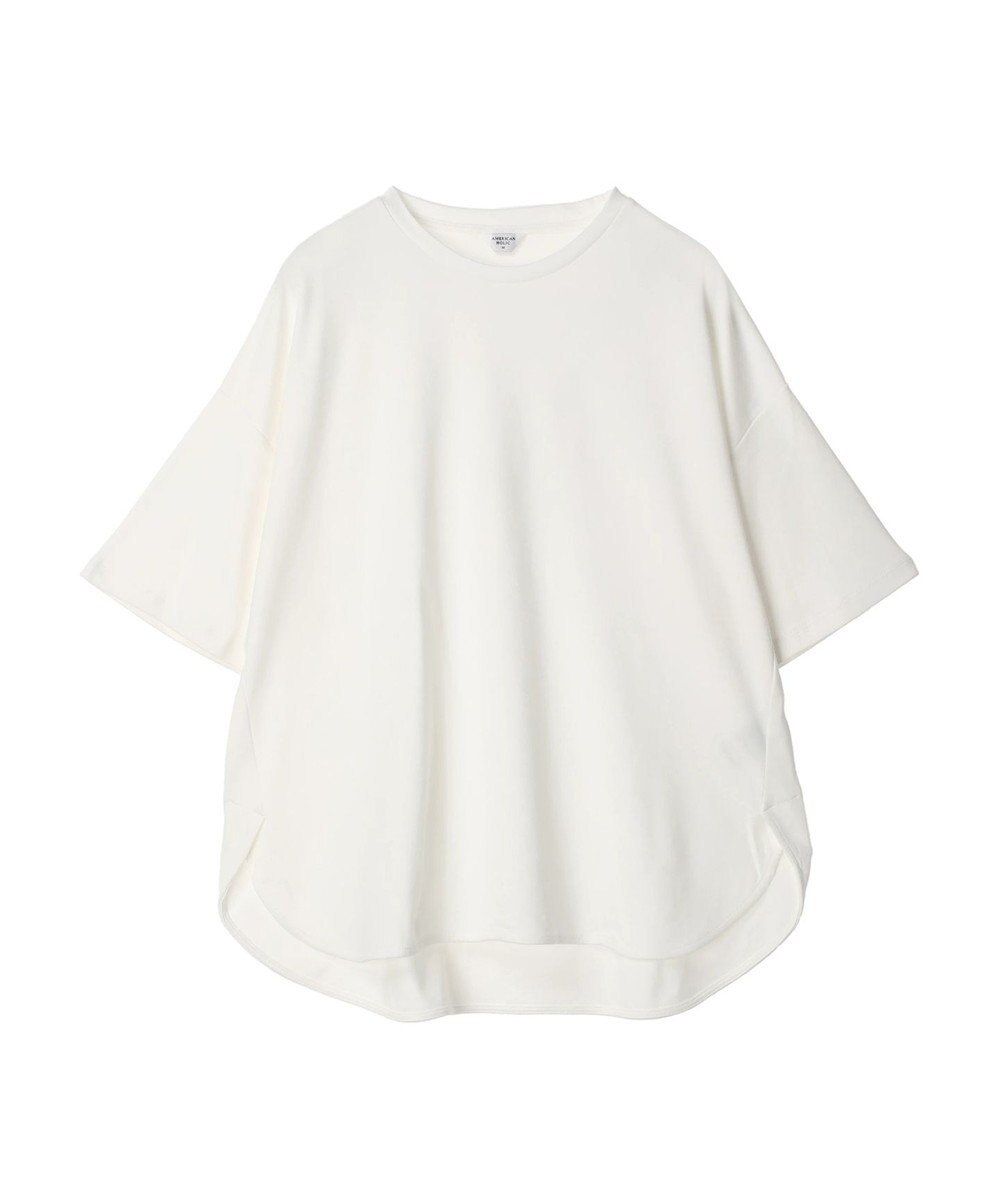 AMERICAN HOLIC 接触冷感裾ラウンドカットプルオーバー 