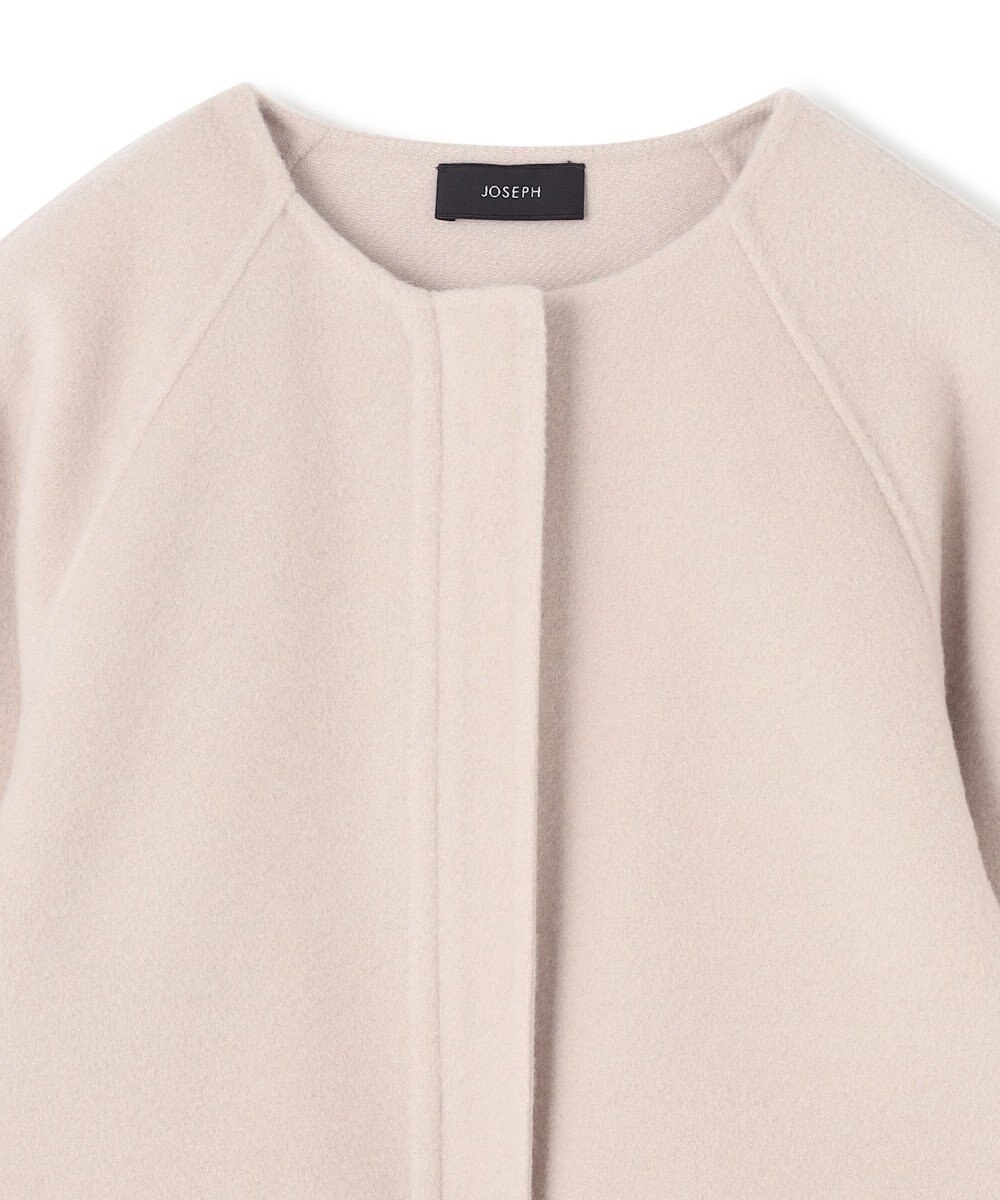 JOSEPH ウーループ　ノーカラーコート 