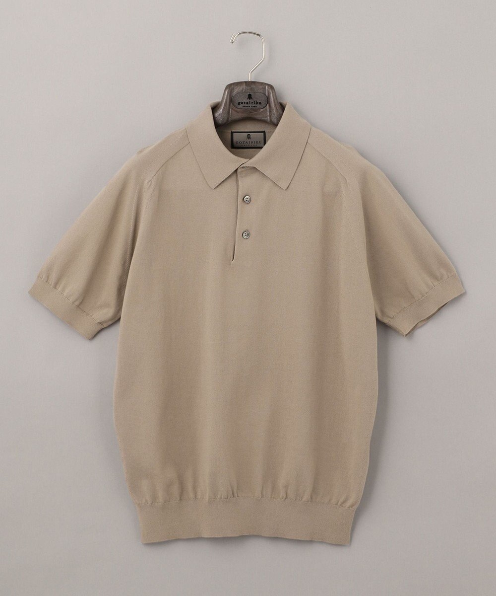 GOTAIRIKU ニットポロ＿無地 
