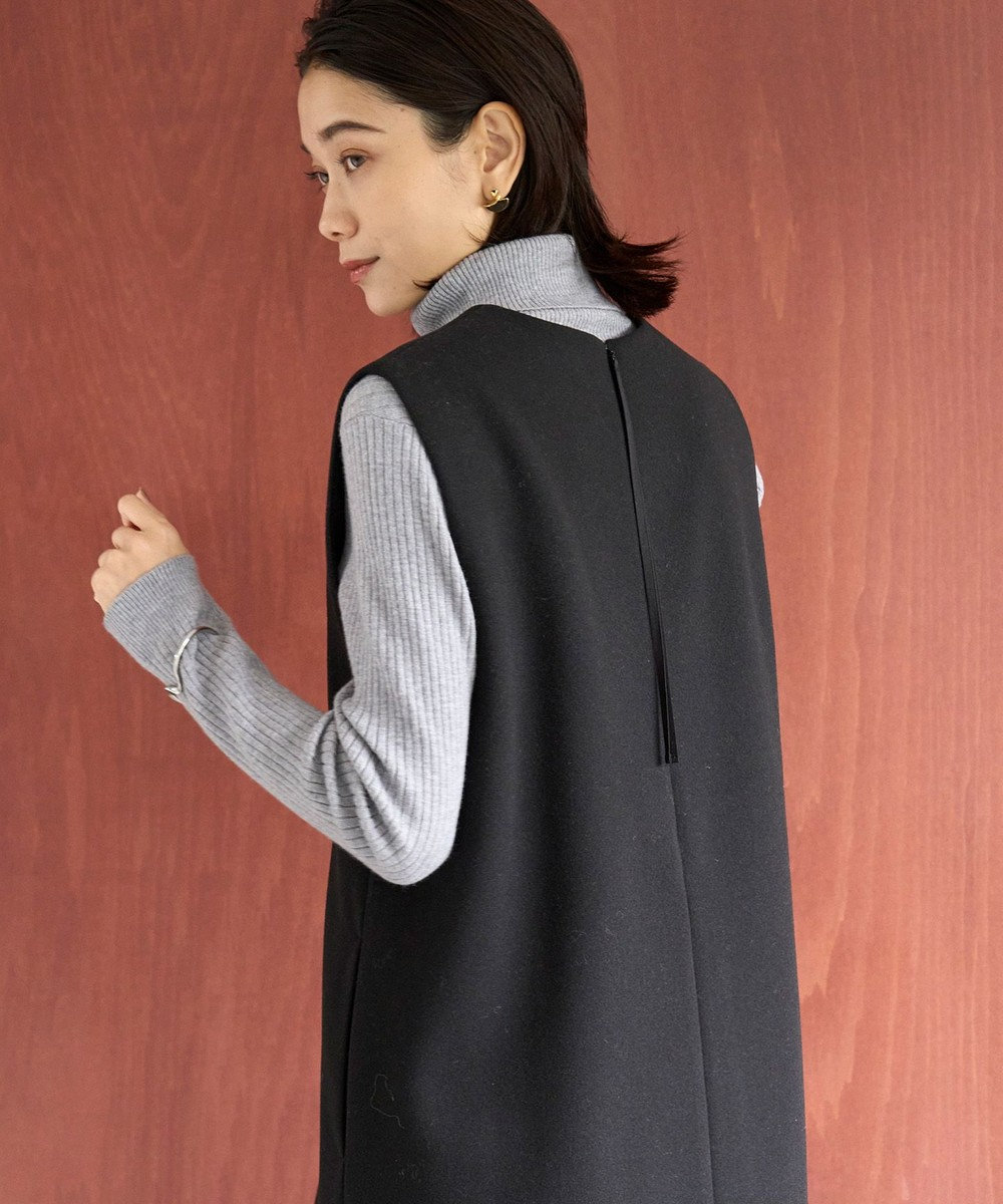 UNFILO ウールライク ジャンスカ 