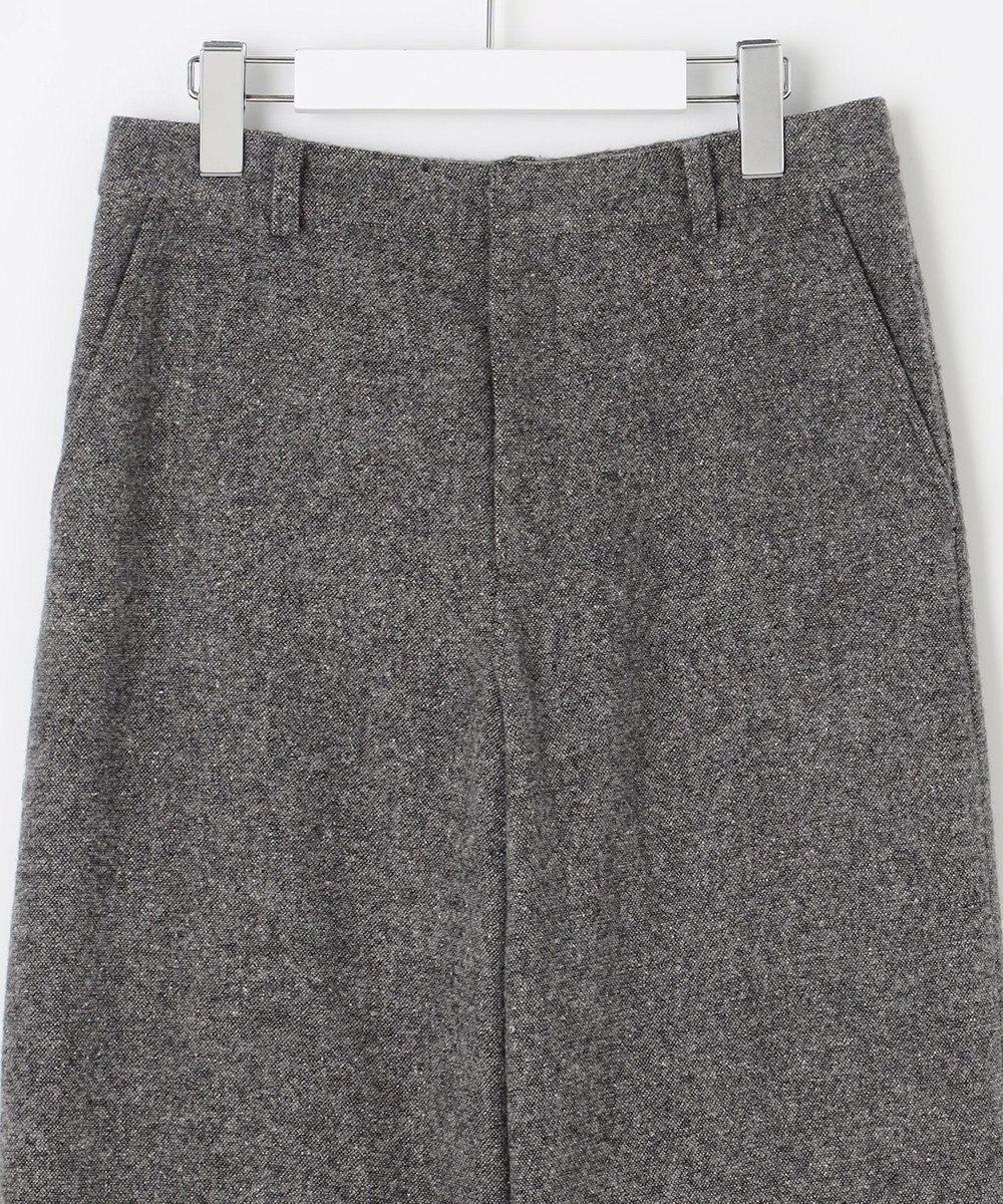 J.PRESS LADIES シルクネップ ツイード セミワイド パンツ 