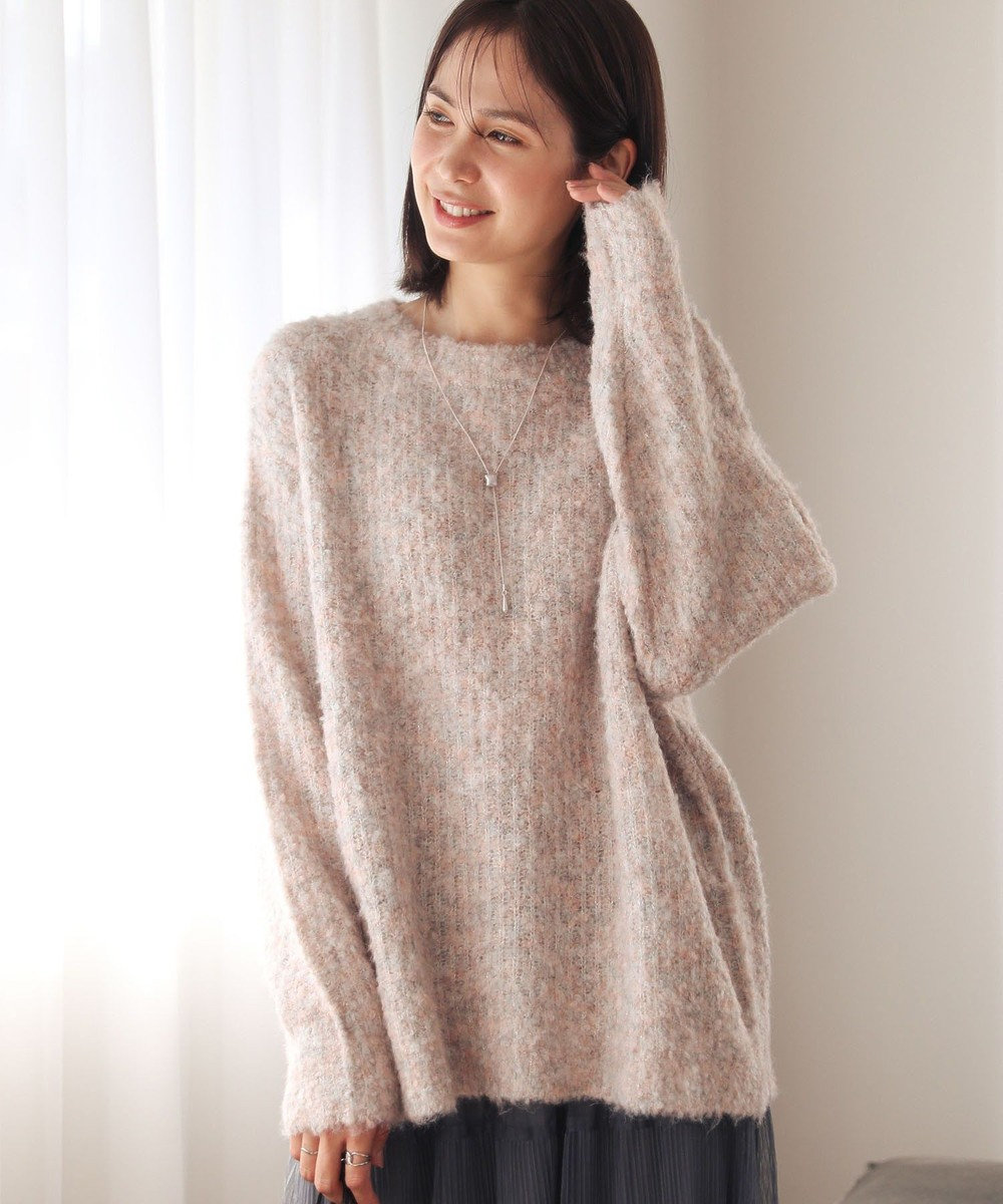 Green Parks ブークレＭＩＸニットチュニック 