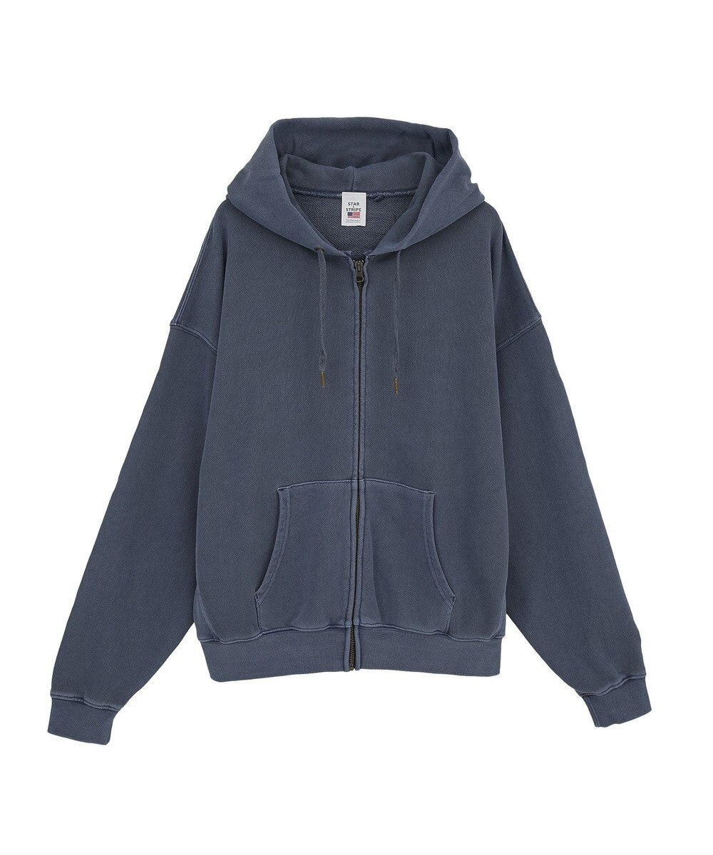 YECCA VECCA 【STAR＆STRIPE】ZIPフーディ 