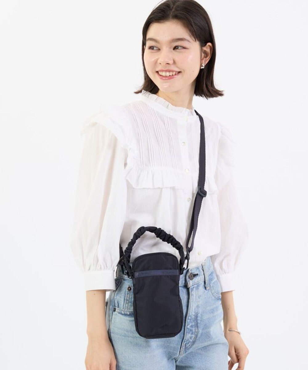 LeSportsac GH MINI PHONE XBODY/ディープシーブルー 