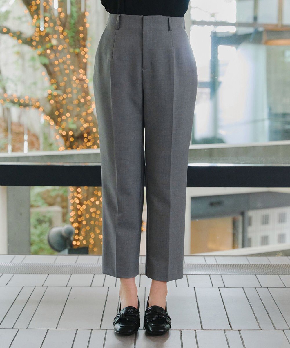 Tiaclasse 【洗える】テーパードパンツ 