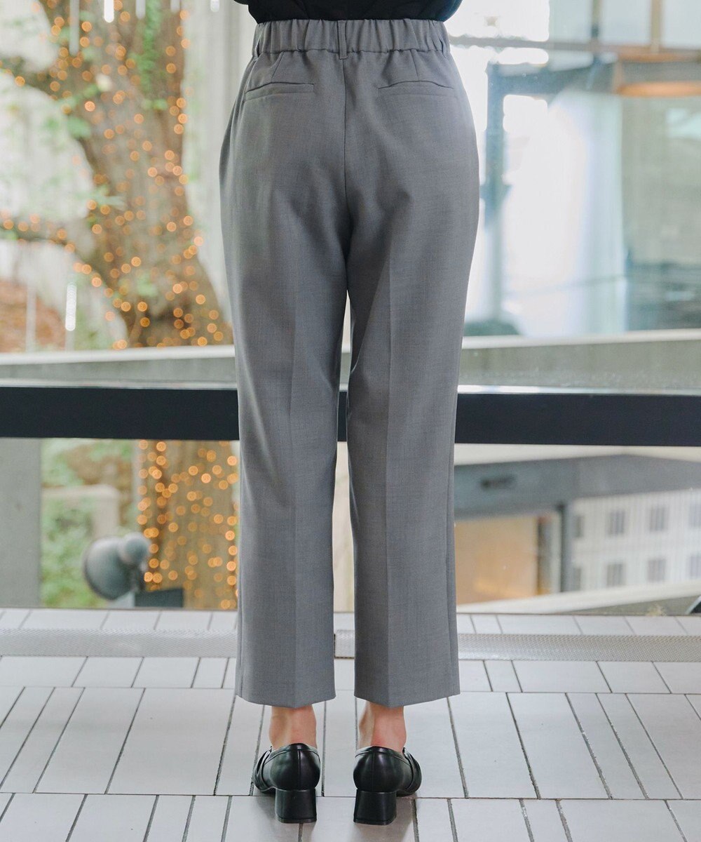 Tiaclasse 【洗える】テーパードパンツ 