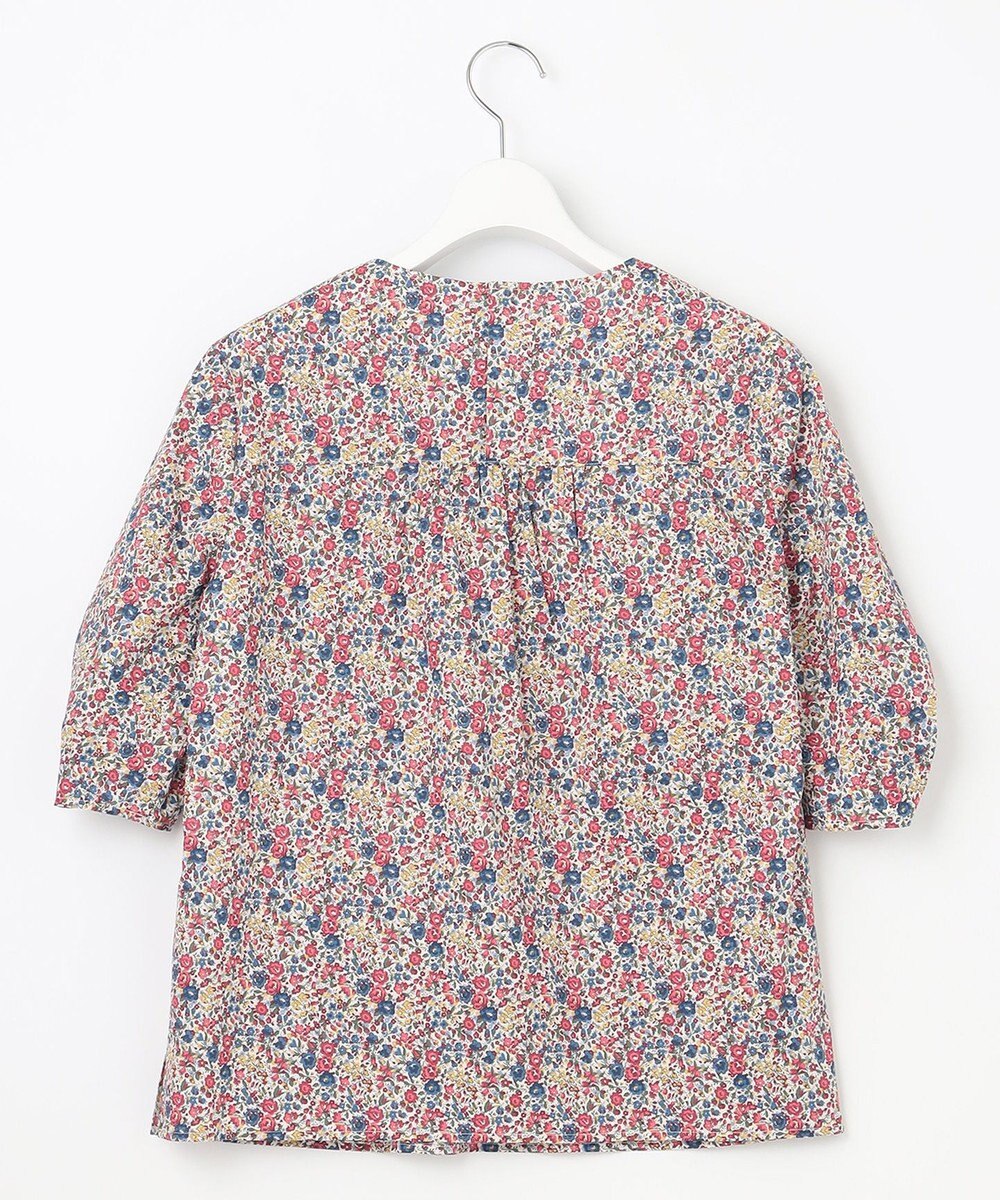 J.PRESS LADIES L 【洗える】LIBERTY ギャザースリーブ 5分袖 ブラウス 