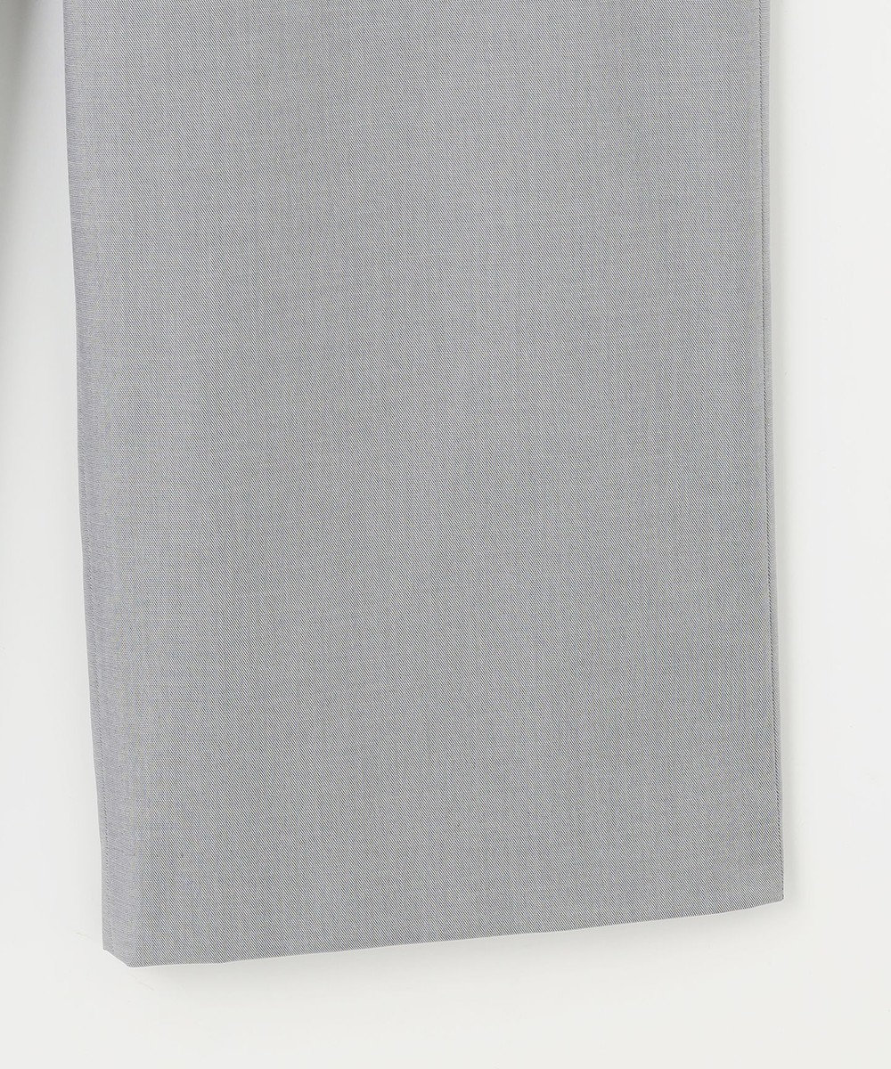 J.PRESS LADIES 【着丈が選べる・セットアップ対応・洗える・撥水・防汚】コットンFITTYシャーク ワイド アンクル パンツ 