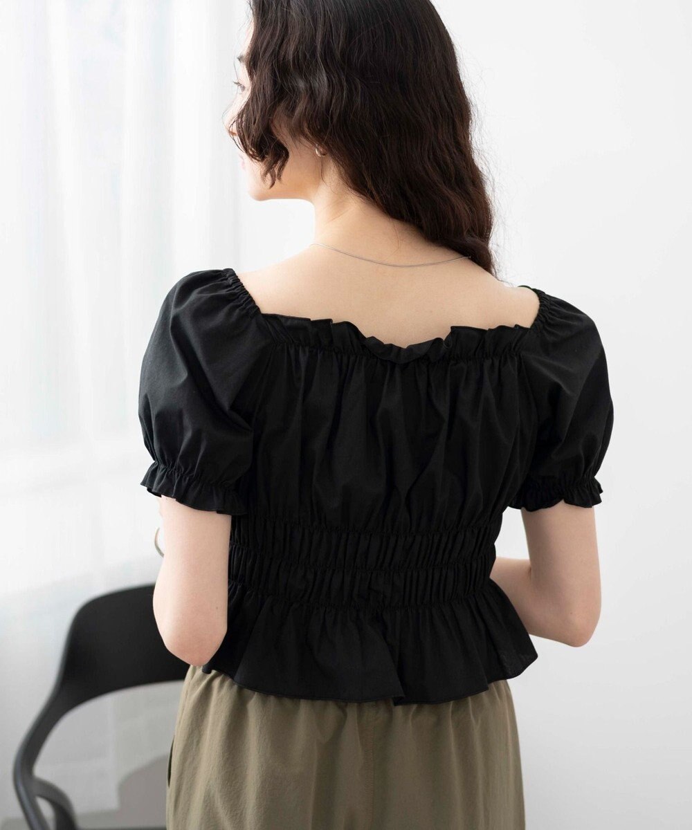 WEGO オフショルシャーリングブラウス 