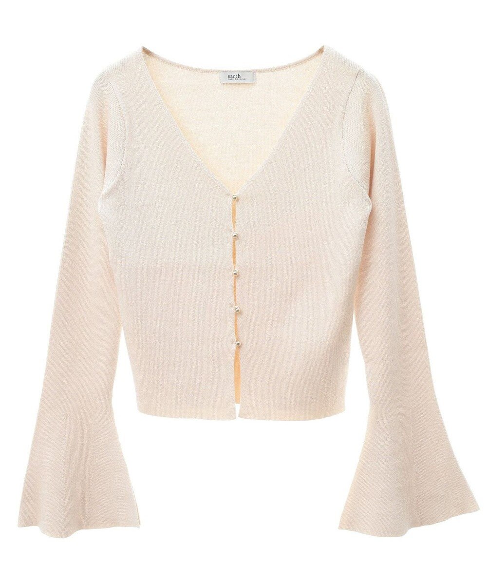 earth music&ecology リブニットカーディガン 