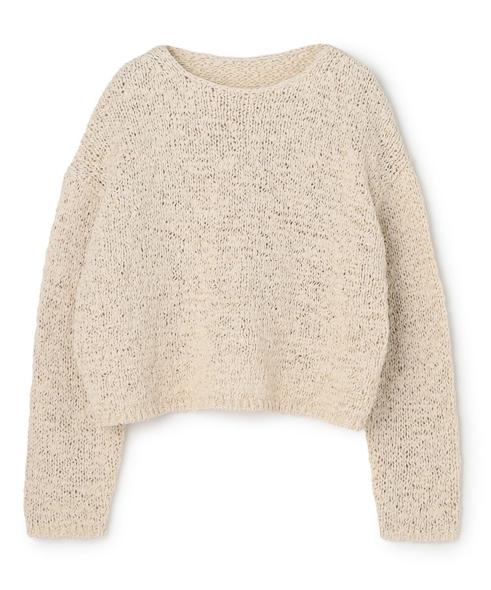 UNFILO テープヤーンニット プルオーバー 