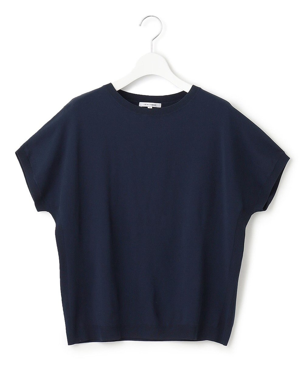 23区 S 【洗える/好評につき新色追加】レーヨンポリエステルストレッチ プルオーバー ニット 