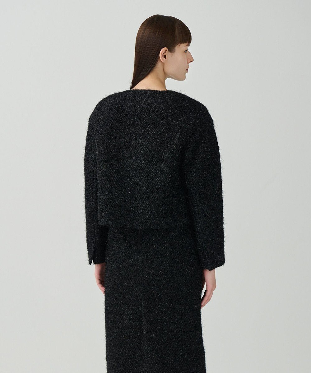 GRACE CONTINENTAL ラメシャイニーコクーンジャケット 