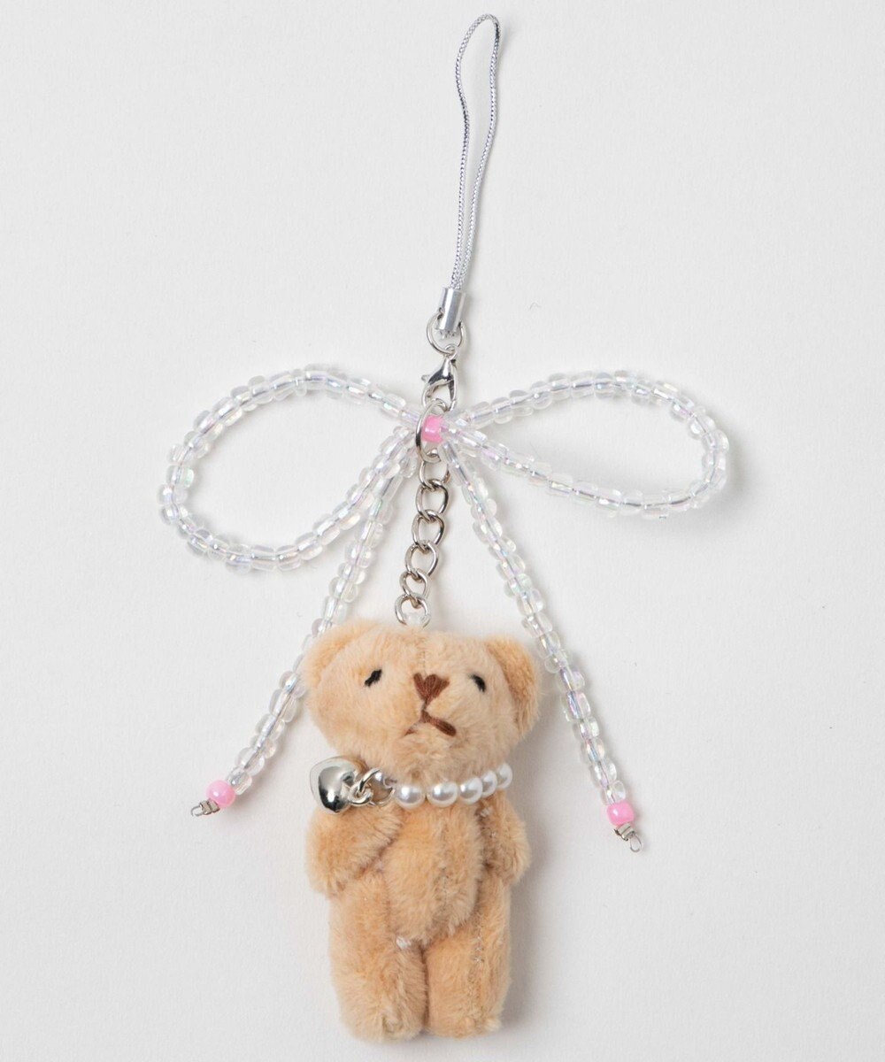 WEGO リボンアニマルストラップキーホルダー 