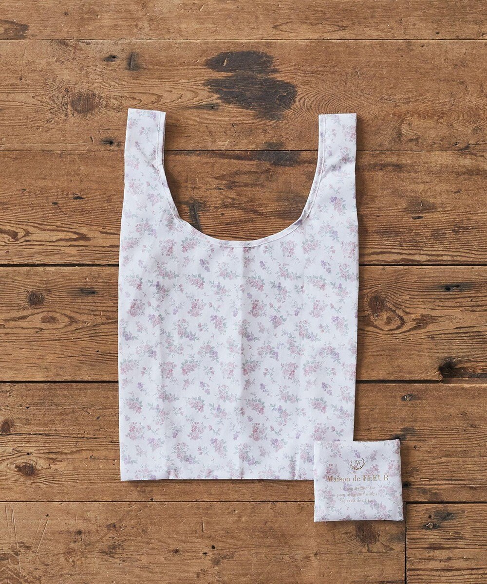 Maison de FLEUR フラワープリントエコバッグ 